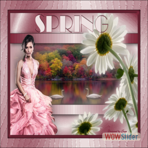 Spring Swans Designed by Jaye